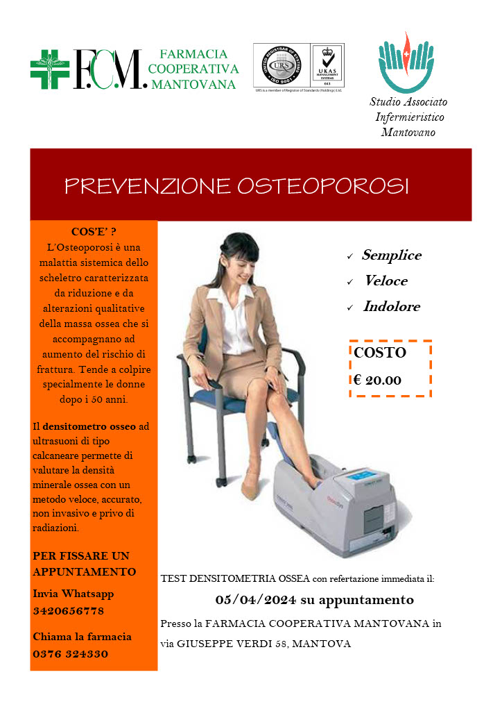 GIORNATA PREVENZIONE OSSEA